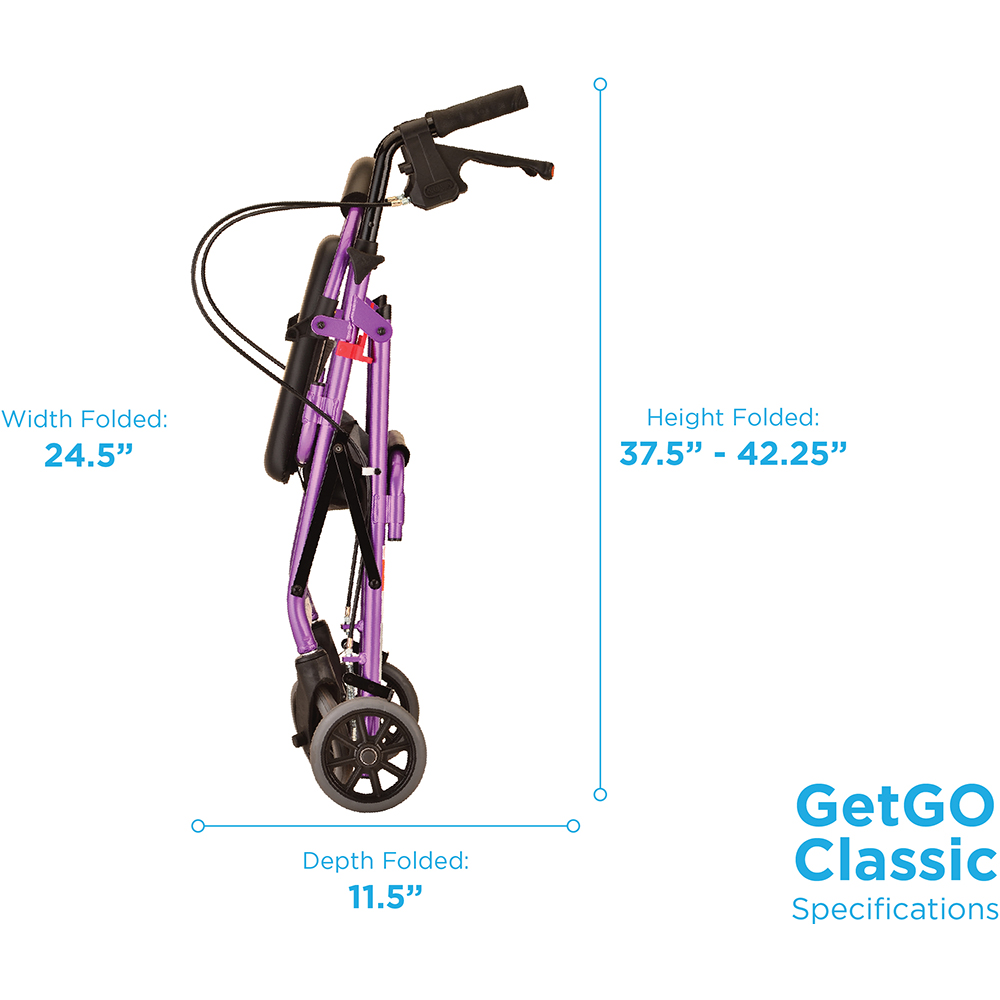 GETGO CLASSIC ROLL WLKR PURPLE